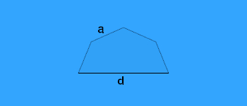 Diagonally Bisected Octagon Calculator